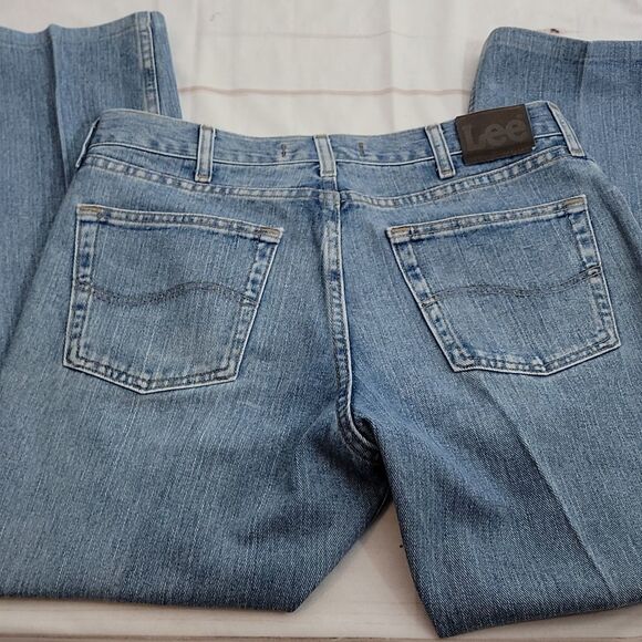 𝅺old Stock Lee Mens Straight Leg Jeans New Excelent Condition Size 34 - Picture 7 of 7